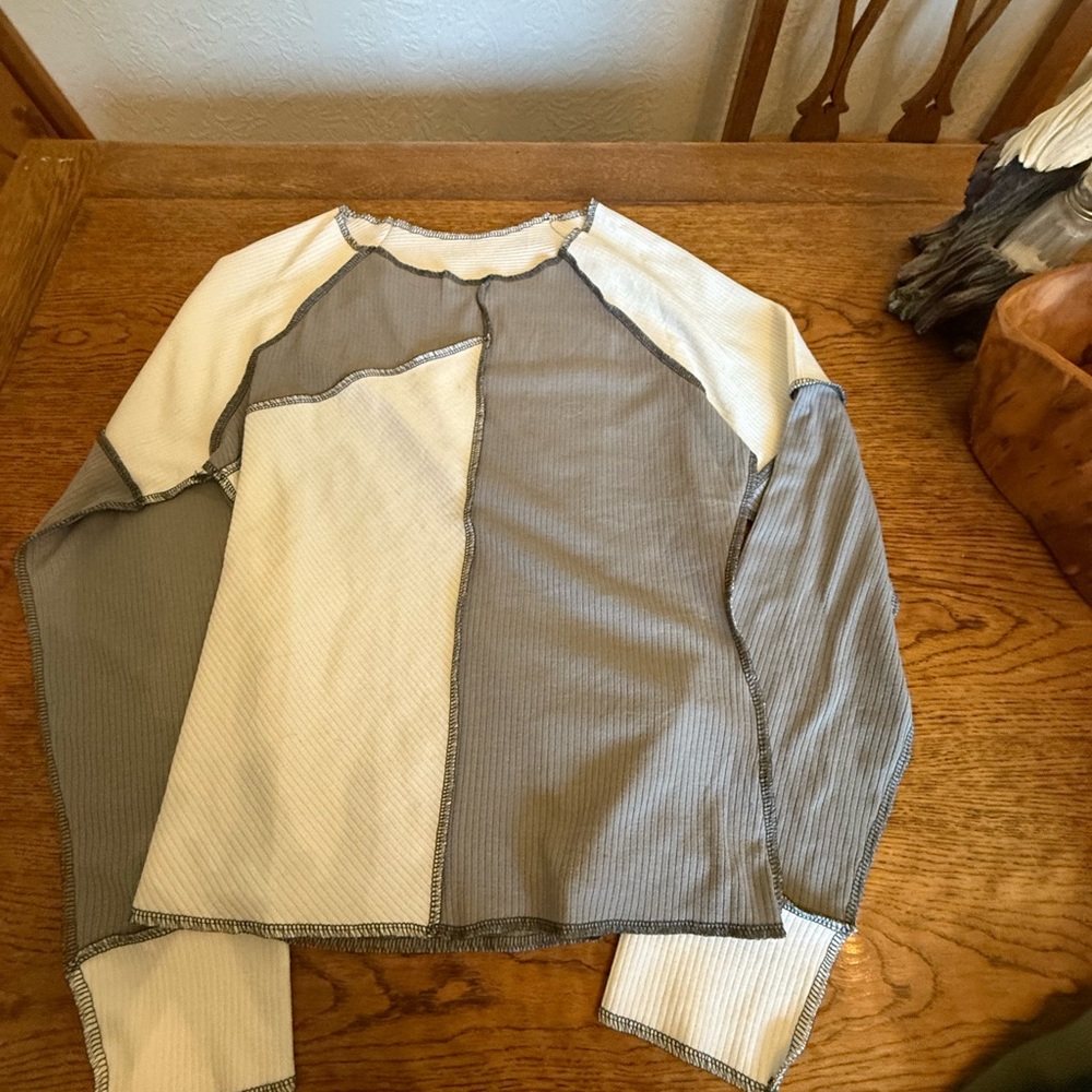 Colorblock Long Sleeve Top